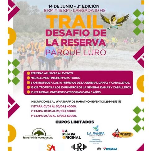 Imagen de la carrera Trail Desafio de la Reserva Parque Luro